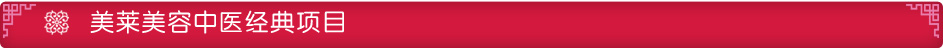 美萊美容中醫(yī)經(jīng)典項(xiàng)目